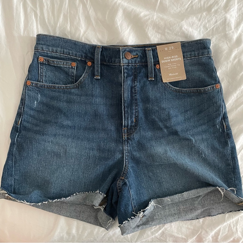Madewell High-Rise Denim Shorts